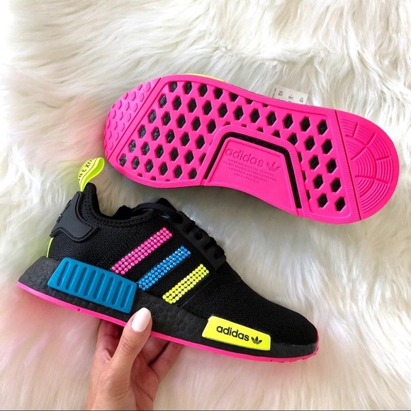Swarovski Electric Crystal Adidas NMD Neon - Picture 5 of 6